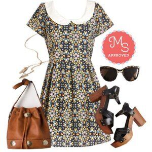 Modcloth "Record Time" in Kaleidoscope